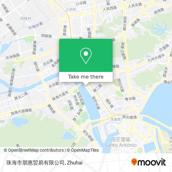 珠海市朋惠贸易有限公司 map