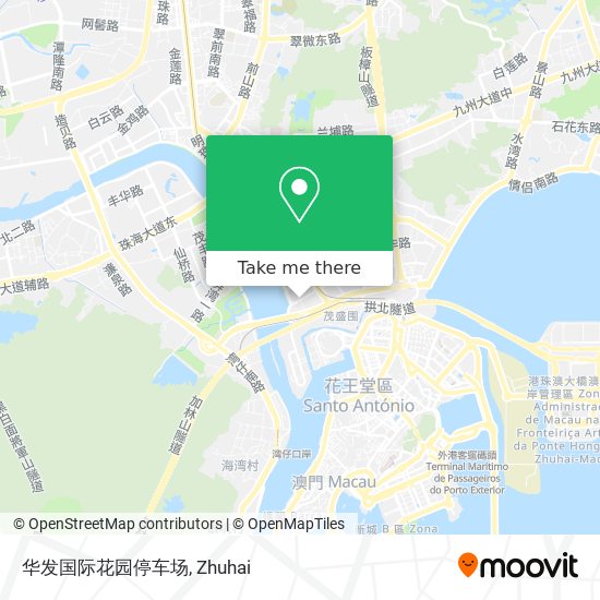 华发国际花园停车场 map