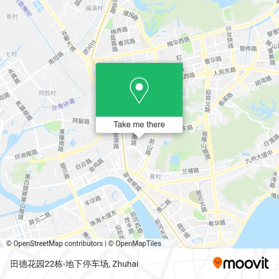 田德花园22栋-地下停车场 map