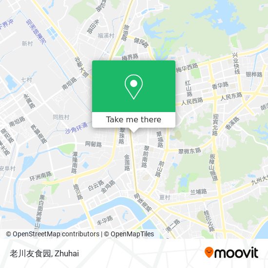 老川友食园 map