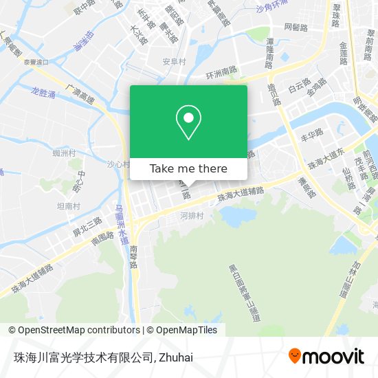 珠海川富光学技术有限公司 map