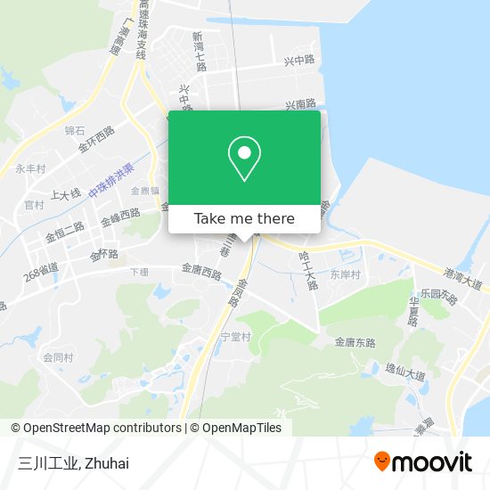 三川工业 map