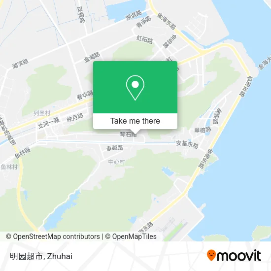 明园超市 map