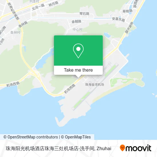 珠海阳光机场酒店珠海三灶机场店-洗手间 map