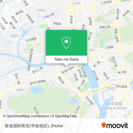 新途国际英语(华发校区) map