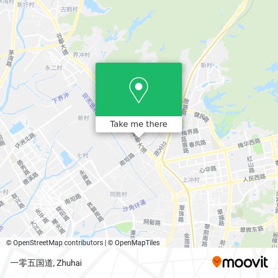 一零五国道 map