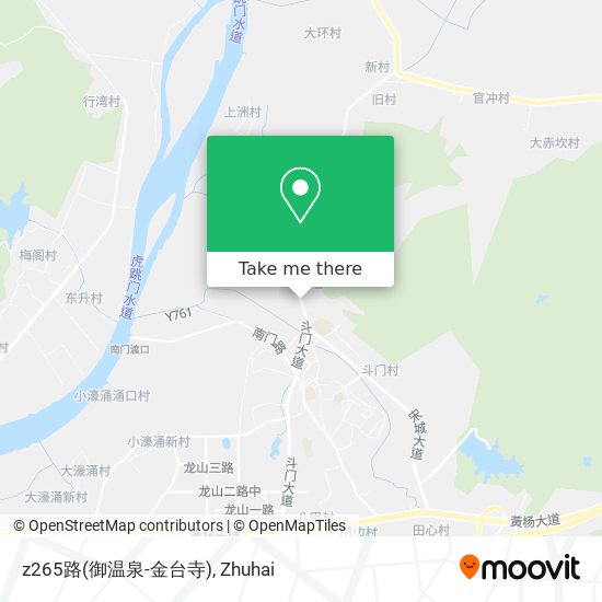 z265路(御温泉-金台寺) map