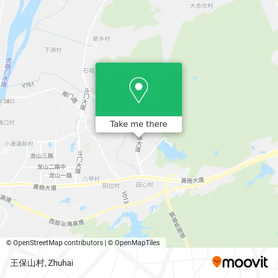王保山村 map