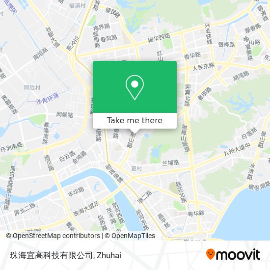 珠海宜高科技有限公司 map