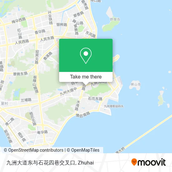 九洲大道东与石花四巷交叉口 map