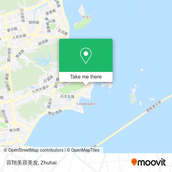 容翔美容美发 map
