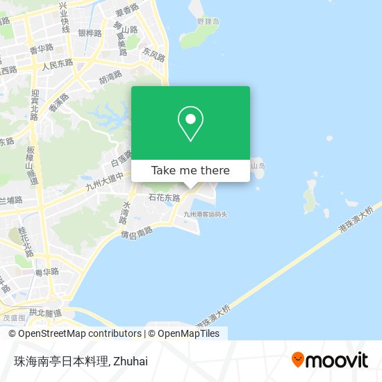 珠海南亭日本料理 map