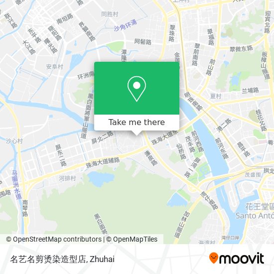 名艺名剪烫染造型店 map