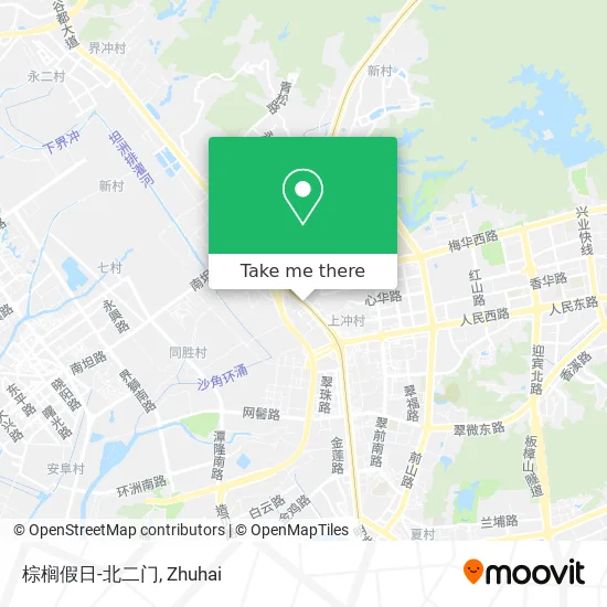 棕榈假日-北二门 map