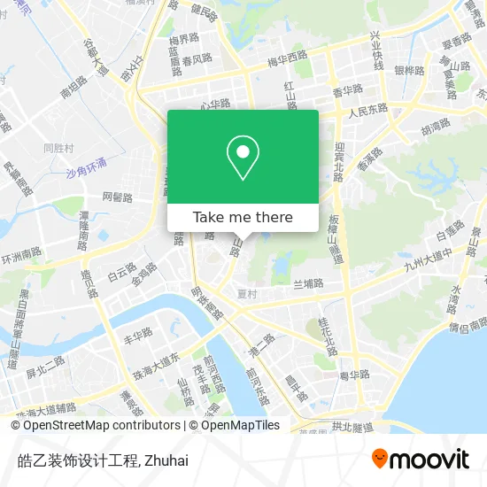 皓乙装饰设计工程 map