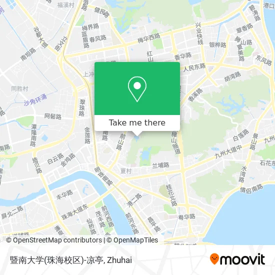 暨南大学(珠海校区)-凉亭 map