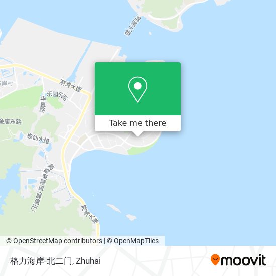 格力海岸-北二门 map