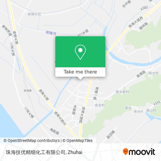 珠海技优精细化工有限公司 map