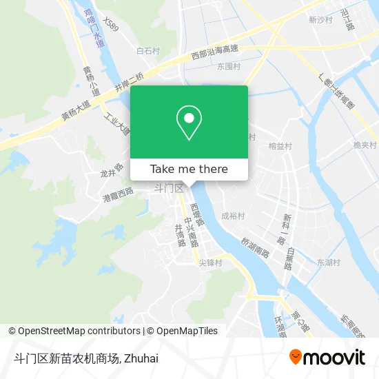 斗门区新苗农机商场 map