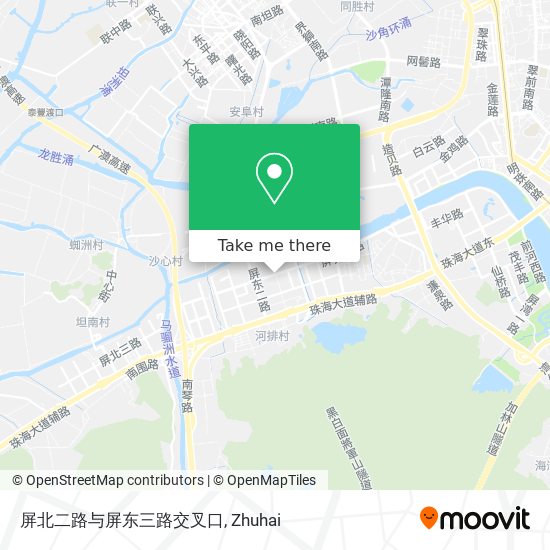 屏北二路与屏东三路交叉口 map