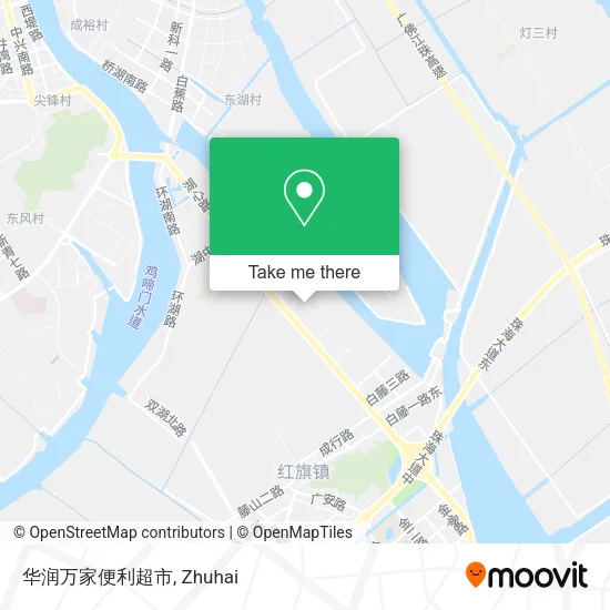 华润万家便利超市 map