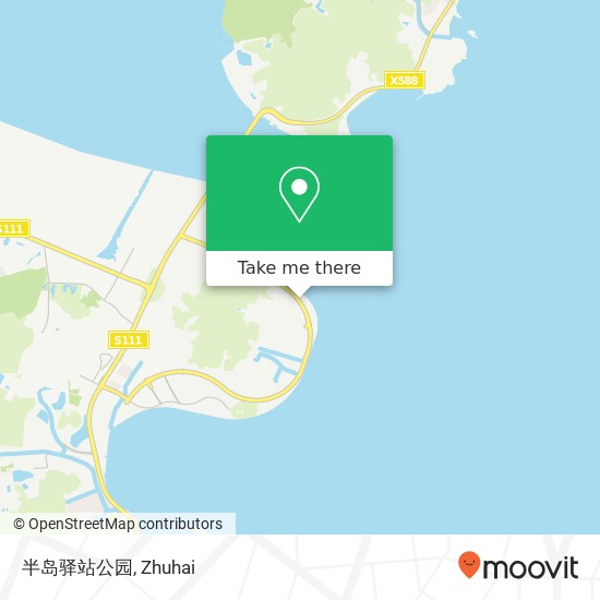 半岛驿站公园 map