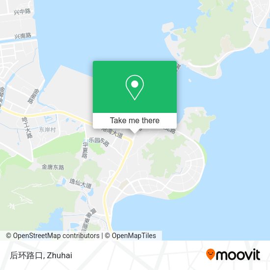 后环路口 map