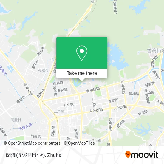 阅潮(华发四季店) map