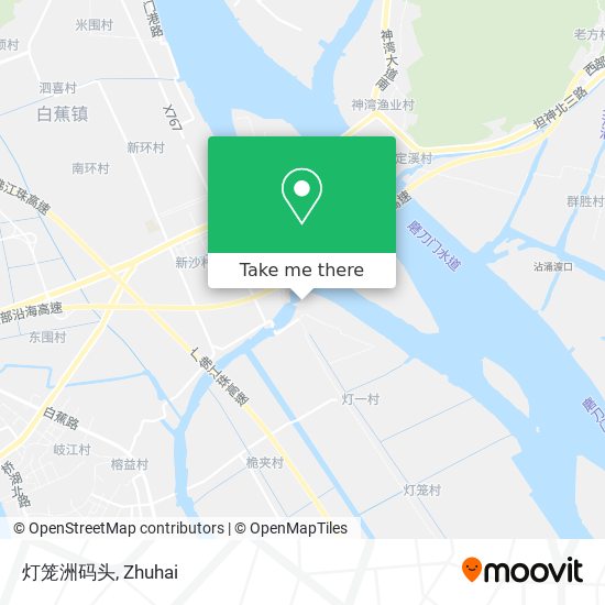 灯笼洲码头 map