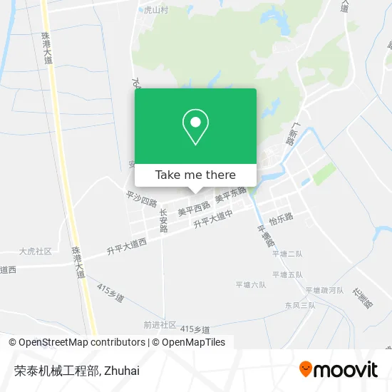 荣泰机械工程部 map