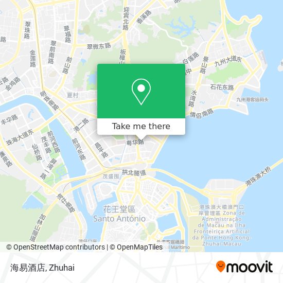 海易酒店 map