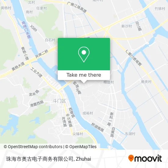 珠海市奥古电子商务有限公司 map