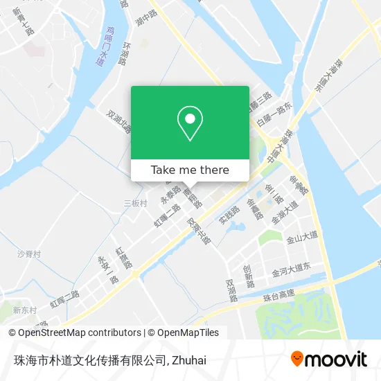 珠海市朴道文化传播有限公司 map