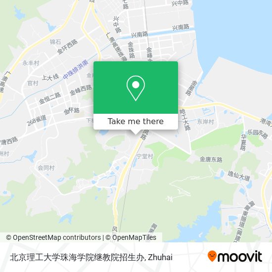 北京理工大学珠海学院继教院招生办 map