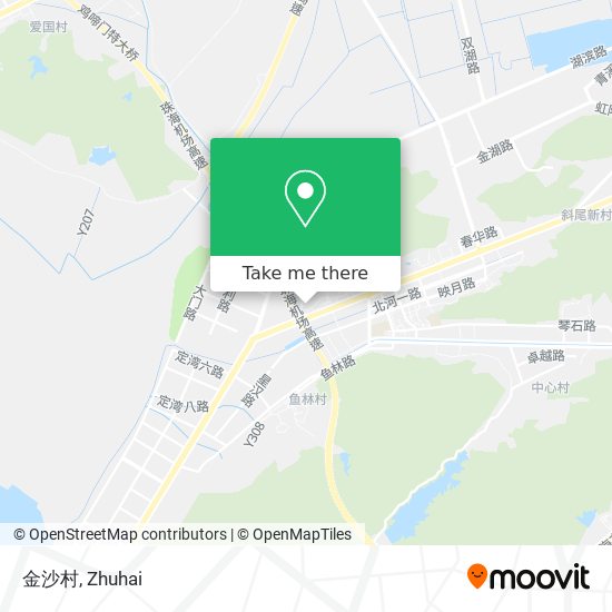 金沙村 map