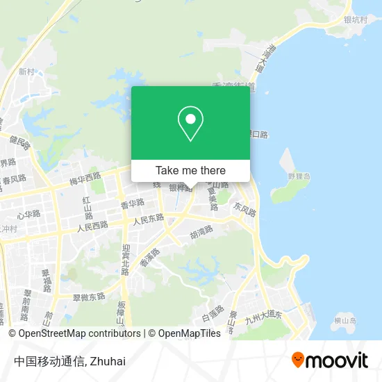 中国移动通信 map