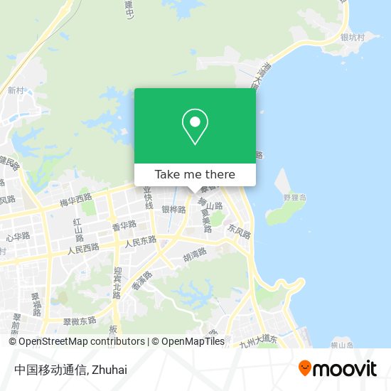 中国移动通信 map