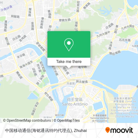 中国移动通信(海铭通讯特约代理点) map