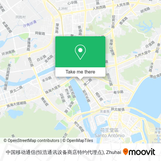 中国移动通信(恒浩通讯设备商店特约代理点) map