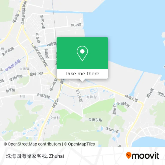 珠海四海驿家客栈 map