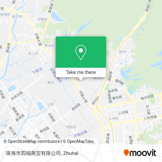 珠海市四福商贸有限公司 map