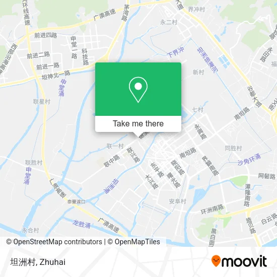 坦洲村 map
