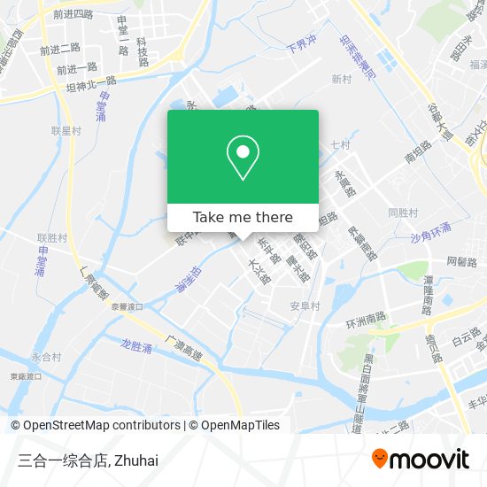 三合一综合店 map