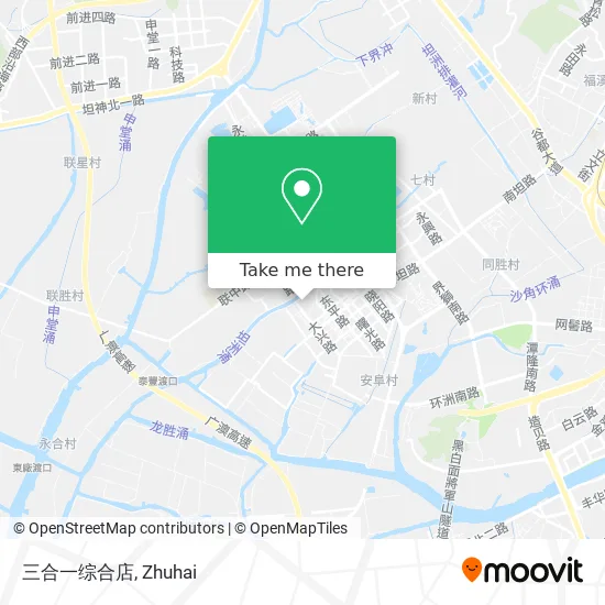 三合一综合店 map