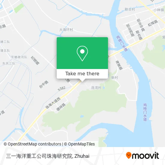 三一海洋重工公司珠海研究院 map