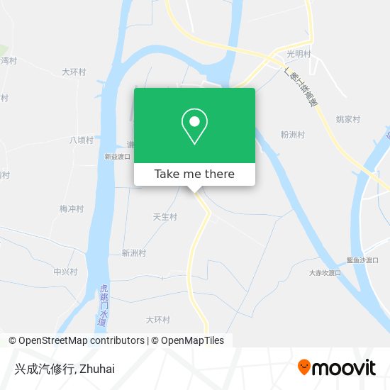 兴成汽修行 map