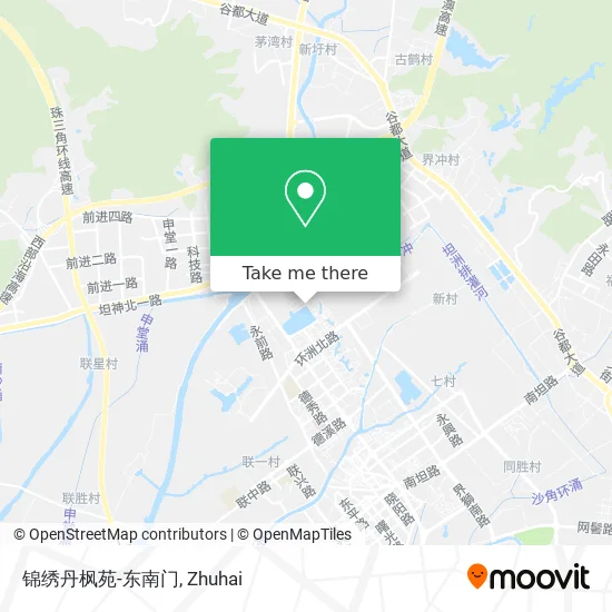 锦绣丹枫苑-东南门 map