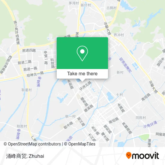 涌峰商贸 map