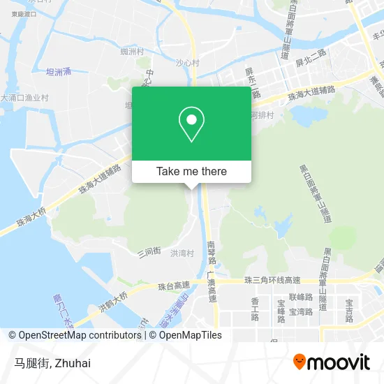 马腿街 map