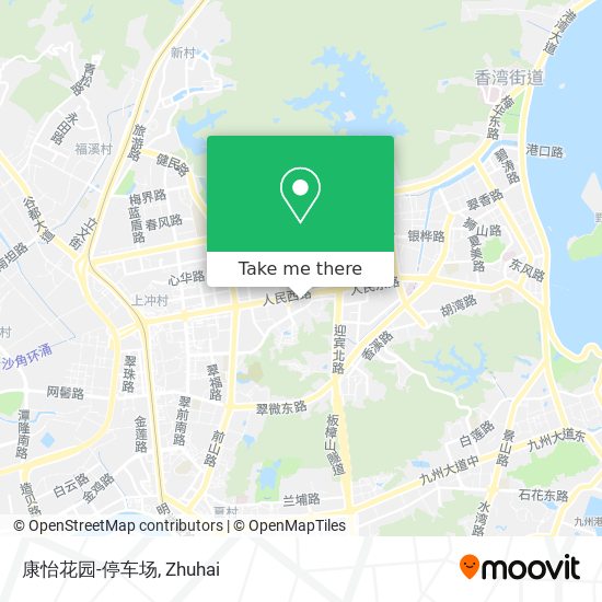 康怡花园-停车场 map